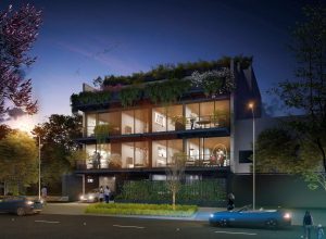 Eugenio Sue 330 es330 fachada noche